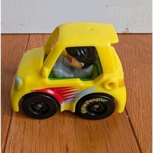 Replacement Yellow Car for Fisher-Price Little People Sit 'n Stand Skyway HBD77